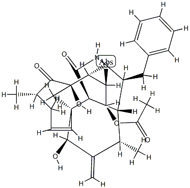 19,20-Epoxycytochalasin D Struktur