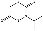 2H-1,3,4-Oxadiazine-2,5(6H)-dione,dihydro-4-methyl-3-(1-methylethyl)-(9CI) Struktur