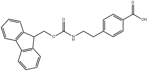 4-(Fmoc-2-aminoethyl)-benzoic acid Struktur