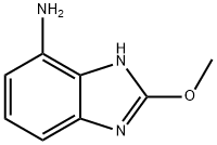 1H-Benzimidazol-4-amine,2-methoxy-(9CI) Struktur