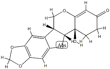 1,11B-二氫-11B-羥基高麗槐素 結構式