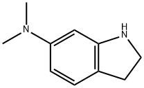 1H-Indol-6-amine,2,3-dihydro-N,N-dimethyl-(9CI) Struktur