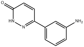 6-(3-aminophenyl)pyridazin-3(2{H})-one Struktur