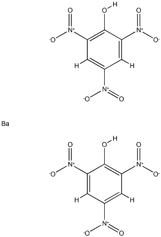 BARIUM PICRATE X-HYDRATE Struktur