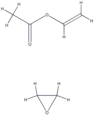 Acetic acid ethenyl ester, polymer with oxirane Struktur