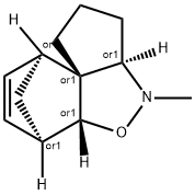 6,9-Methano-1H,9H-benzo[d]cyclopent[c]isoxazole,2,3,3a,4,5a,6-hexahydro-4-methyl-,(3aR,5aR,6R,9S,9aR)-rel-(9CI) Struktur