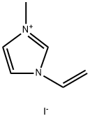 1H-Imidazolium,1-ethenyl-3-methyl-, iodide, homopolymer (9CI)
 Struktur