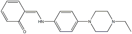2-({[4-(4-ethyl-1-piperazinyl)phenyl]imino}methyl)phenol Struktur