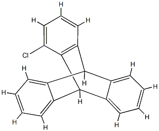 1-Chloro-9,10-dihydro-9,10-[1,2]benzenoanthracene Struktur