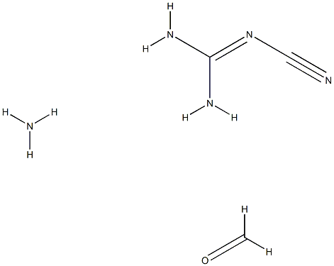 Guanidine, cyano-, polymer with ammonia and formaldehyde Structure