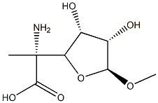 alpha-D-Mannofuranosiduronic acid, methyl 5-amino-5-deoxy-5-C-methyl- (9CI) Struktur