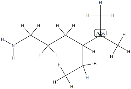 1,4-Hexanediamine,N4,N4-dimethyl-(9CI) Struktur