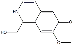 1-Isoquinolinemethanol,6-hydroxy-7-methoxy-(9CI) Struktur