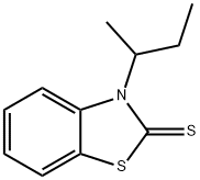 2(3H)-Benzothiazolethione,3-(1-methylpropyl)-(9CI) Struktur