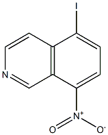 5-iodo-8-nitroisoquinoline Structure