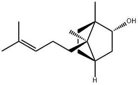 (1R,4R,7-anti)-1,7-Dimethyl-7-(4-methyl-3-pentenyl)bicyclo[2.2.1]heptan-2α-ol Struktur