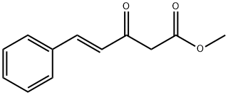 Methyl (4E)-3-oxo-5-phenyl-4-pentenoate Struktur