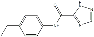 1H-1,2,4-Triazole-3-carboxamide,N-(4-ethylphenyl)-(9CI) Struktur