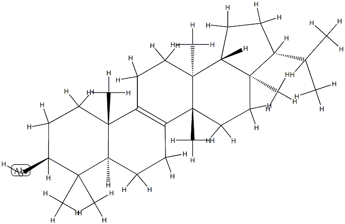 D:C-Friedo-B':A'-neogammacer-8-en-3β-ol Struktur