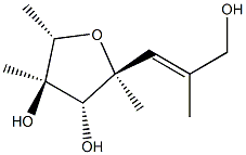 manno-Oct-2-enitol, 4,7-anhydro-2,3,7-trideoxy-2-methyl-4,6-di-C-methyl-, (2E)- (9CI) Struktur