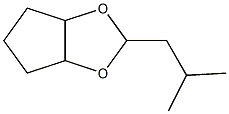 4H-Cyclopenta-1,3-dioxole,tetrahydro-2-(2-methylpropyl)-(9CI) Struktur