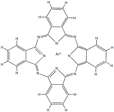 鋁酞菁, 47822-79-7, 結(jié)構(gòu)式