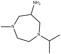 1H-1,4-Diazepin-6-amine,hexahydro-1-methyl-4-(1-methylethyl)-(9CI) Struktur