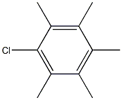 1-クロロ-2,3,4,5,6-ペンタメチルベンゼン 化學(xué)構(gòu)造式