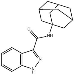 N-Tricyclo[3.3.1.13,7]dec-1-yl-1H-Indazole-3-carboxaMide Struktur