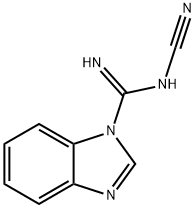 1H-Benzimidazole-1-carboximidamide,N-cyano-(9CI) Struktur