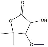 Pentonic acid, 5-deoxy-4-C-methyl-3-O-methyl-, gamma-lactone (9CI) Struktur