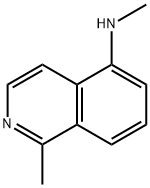5-Isoquinolinamine,N,1-dimethyl-(9CI) Struktur