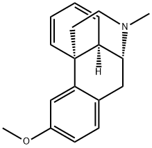 5,6,7,8-Tetradehydro-3-methoxy-17-methylmorphinan Struktur