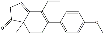 3-methoxy-5,6-secoestra-1,3,5(10),8,14-pentaene-17-one Struktur