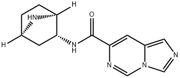 Imidazo[1,5-c]pyrimidine-7-carboxamide, N-(1S,2R,4R)-7- Struktur