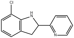 1H-Indole,7-chloro-2,3-dihydro-2-(2-pyridinyl)-(9CI) Struktur