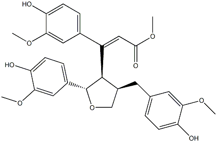 9-O-Feruloyllariciresil Struktur