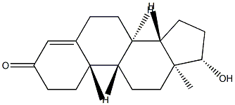 (10α)-17β-ヒドロキシアンドロスタ-4-エン-3-オン 化學(xué)構(gòu)造式