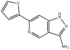 1H-Pyrazolo[4,3-c]pyridin-3-amine,6-(2-furanyl)-(9CI) Struktur
