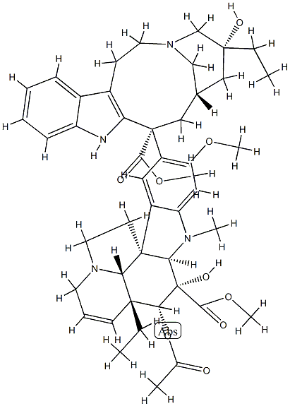 (-)-Vincovaline Struktur