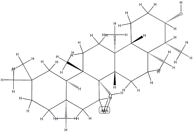 3β-ヒドロキシ-D:A-フリードオレアナン-26-アール 化學(xué)構(gòu)造式