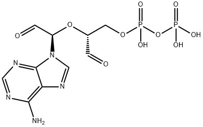 adenosine 5'-diphosphate 2',3'-dialdehyde Struktur