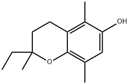 2H-1-Benzopyran-6-ol,2-ethyl-3,4-dihydro-2,5,8-trimethyl-(9CI) Struktur