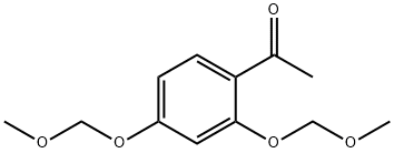 Ethanone, 1-[2,4-bis(methoxymethoxy)phenyl]- Struktur