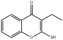 4H-1-Benzopyran-4-one,3-ethyl-2-mercapto-(9CI) Struktur