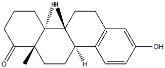 3-ヒドロキシ-D-ホモエストラ-1,3,5(10)-トリエン-17a-オン 化學構造式