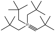 Tris(2,2-diMethylpropyl)(2,2-diMethylpropylidyne)tungsten(VI), 98% Struktur