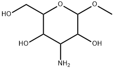 Hexopyranoside, methyl 3-amino-3-deoxy- (9CI) Struktur