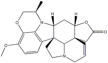 6,7-Didehydro-16-methoxy-22α-methylobscurinervan-21-one Struktur