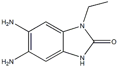 2H-Benzimidazol-2-one,5,6-diamino-1-ethyl-1,3-dihydro-(9CI) Struktur
